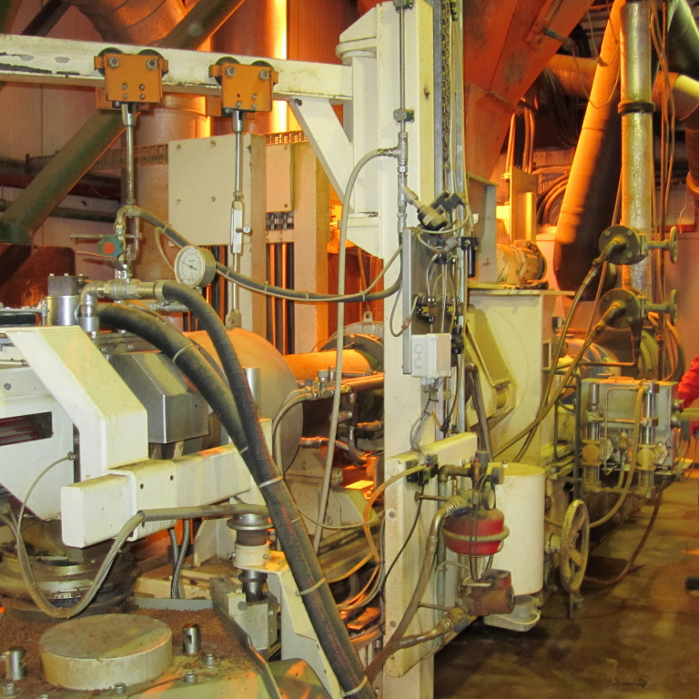 Ingó við extruderinn